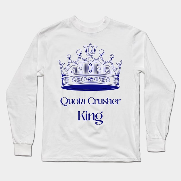 Sales King Long Sleeve T-Shirt by Fresh Sizzle Designs